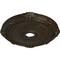 Ekena Millwork Heaton Medallion (Canopies up to 6 1/2"), 27 1/2"OD x 3 7/8"ID x 2 1/4"P, Stone Hearth Crackle CM27HESHC - alternate 3